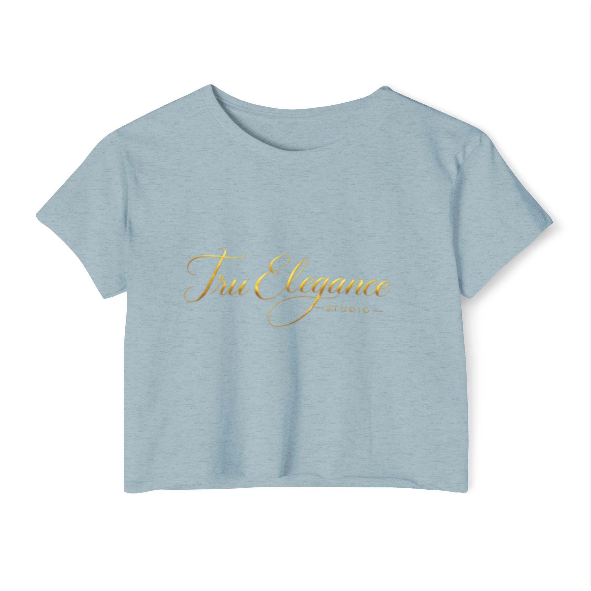 TruElegance Crop Top — Women's Festival Graphic Tee