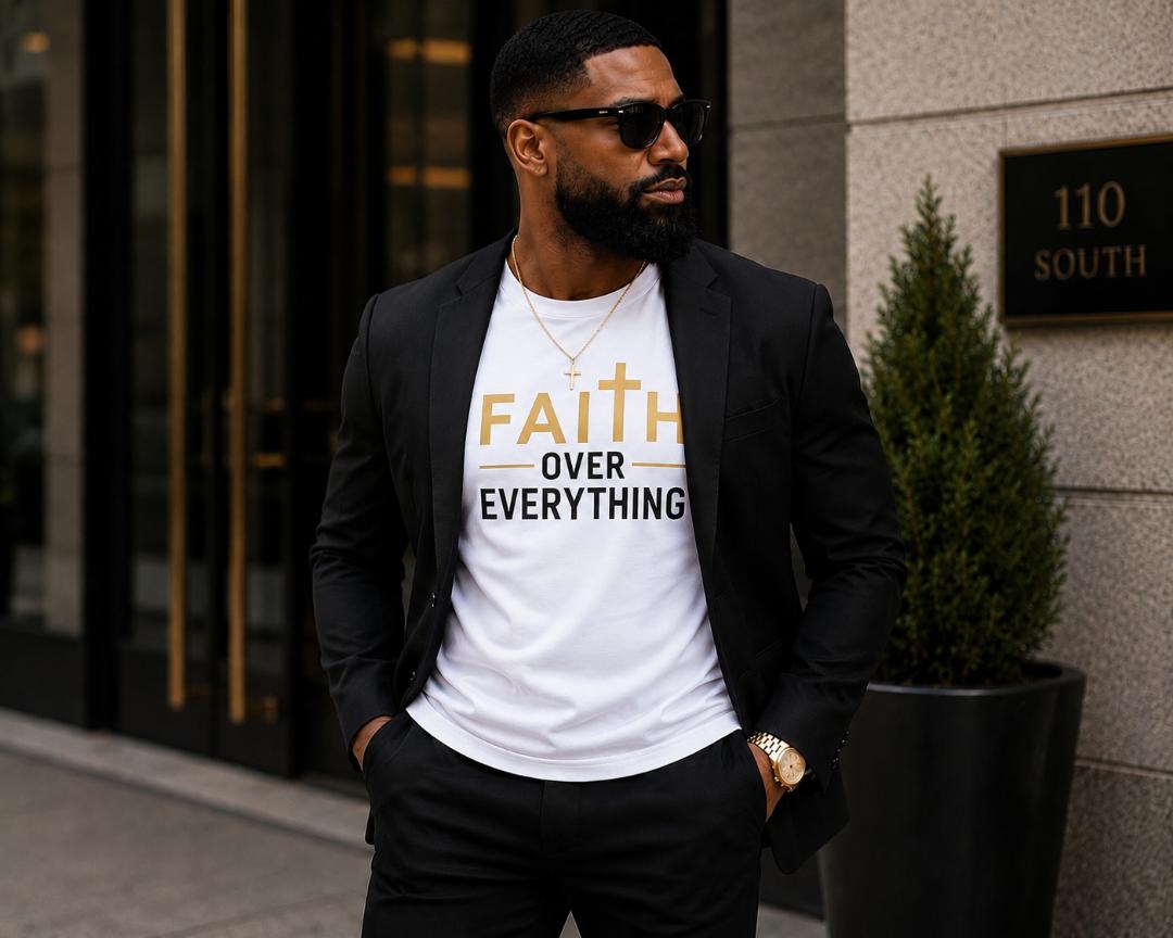 Faith Over Everything T-Shirt —Signature Premium Tee