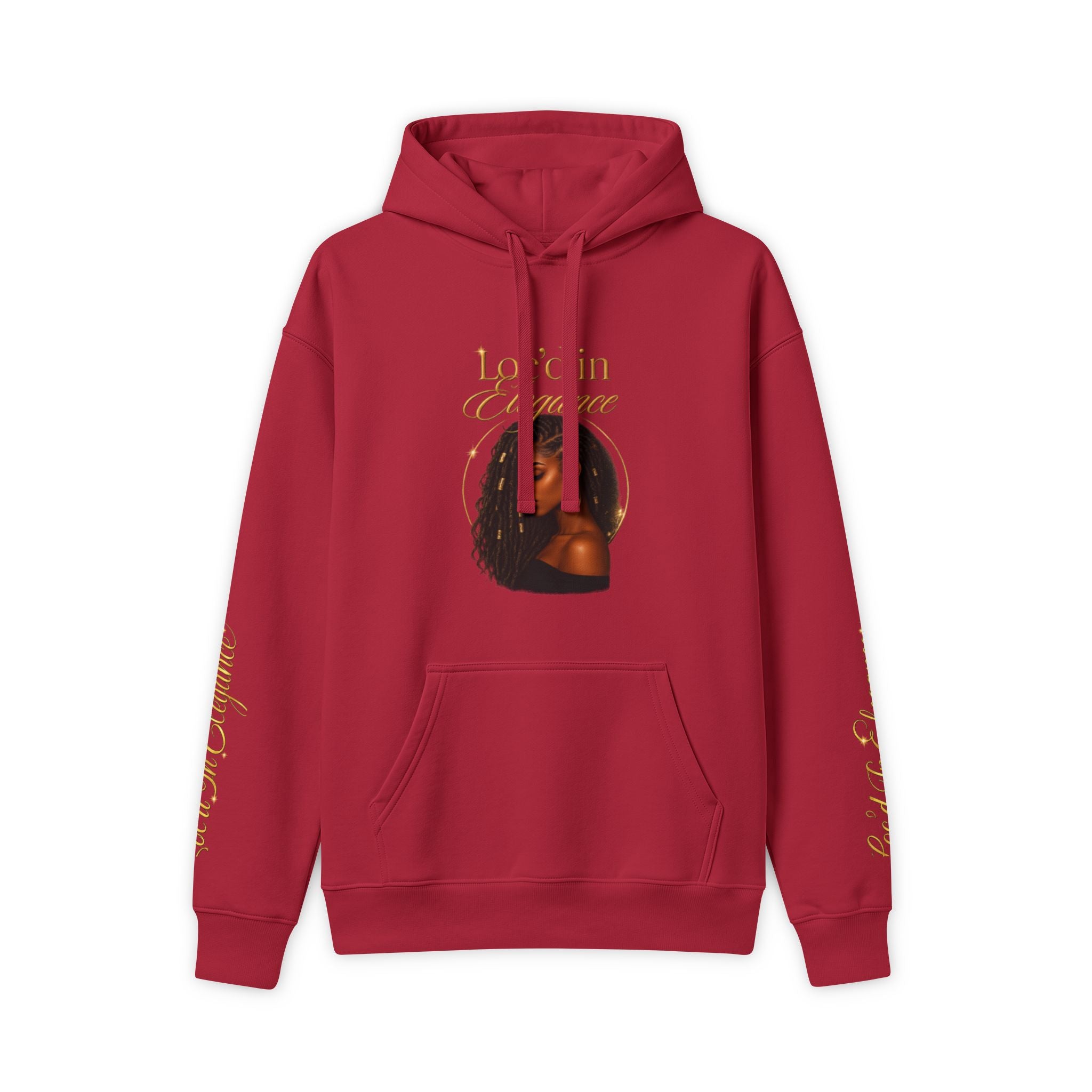 Loc'd in Elegance — Luxe Elegance Graphic Hooded Sweatshirt