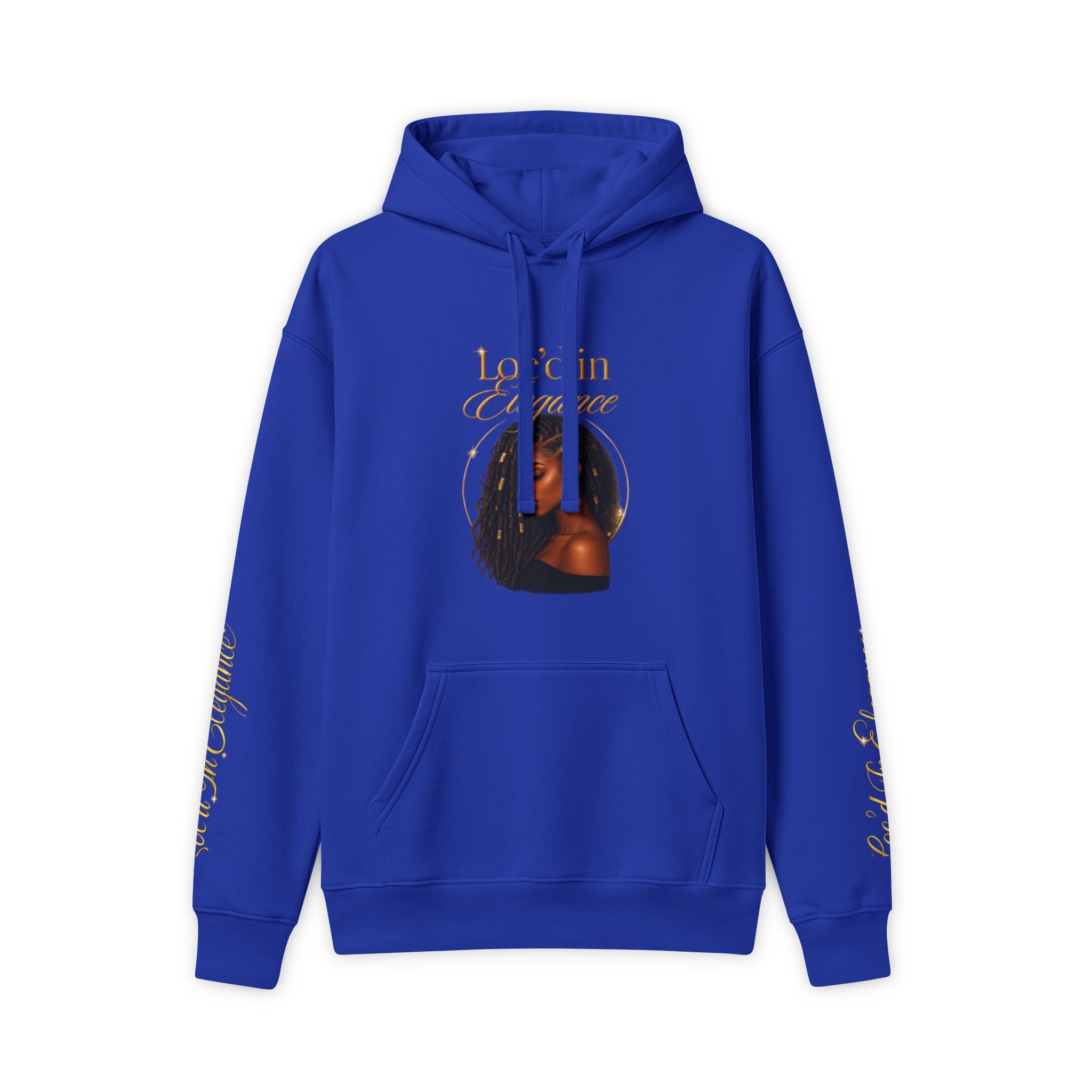 Loc'd in Elegance — Luxe Elegance Graphic Hooded Sweatshirt