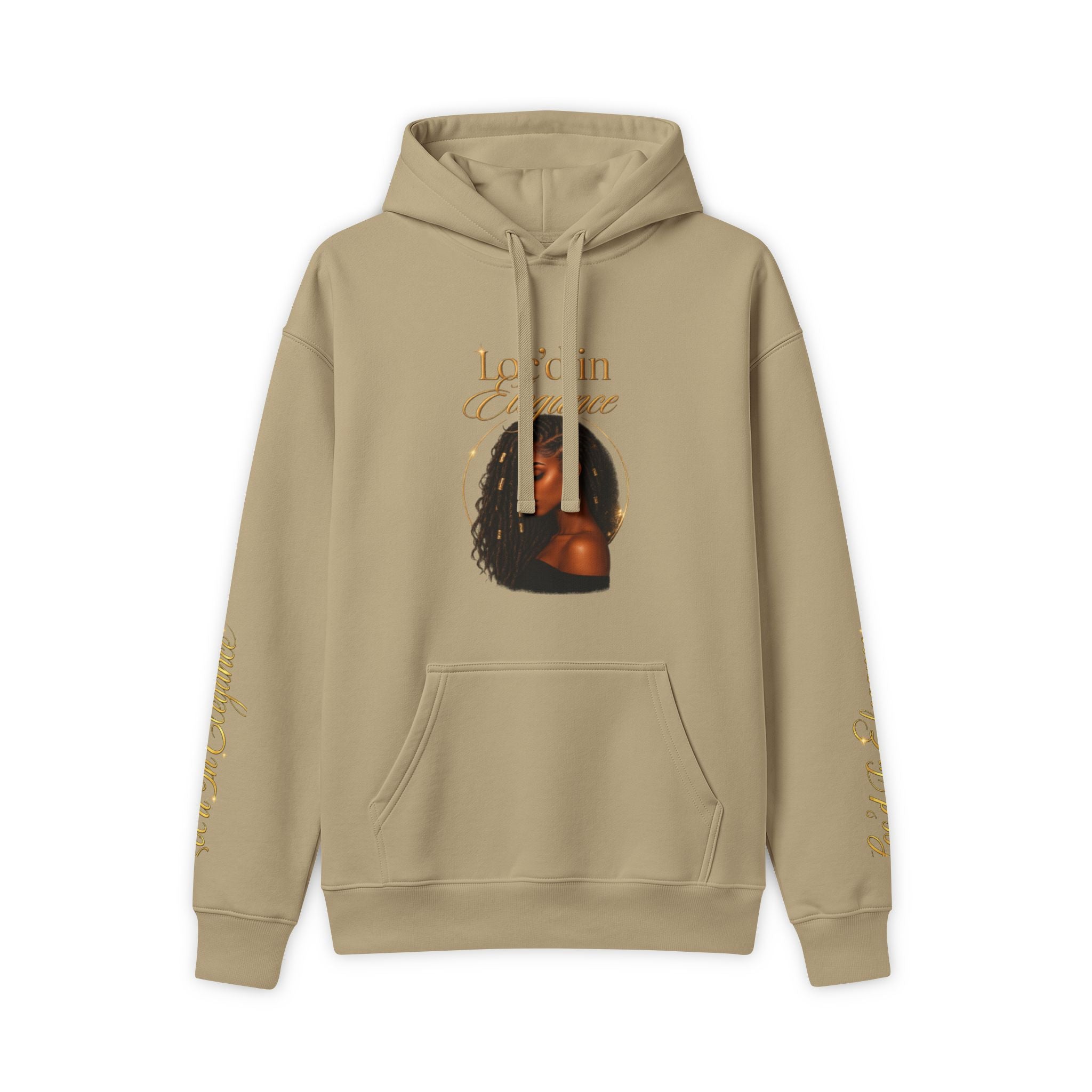 Loc'd in Elegance — Luxe Elegance Graphic Hooded Sweatshirt