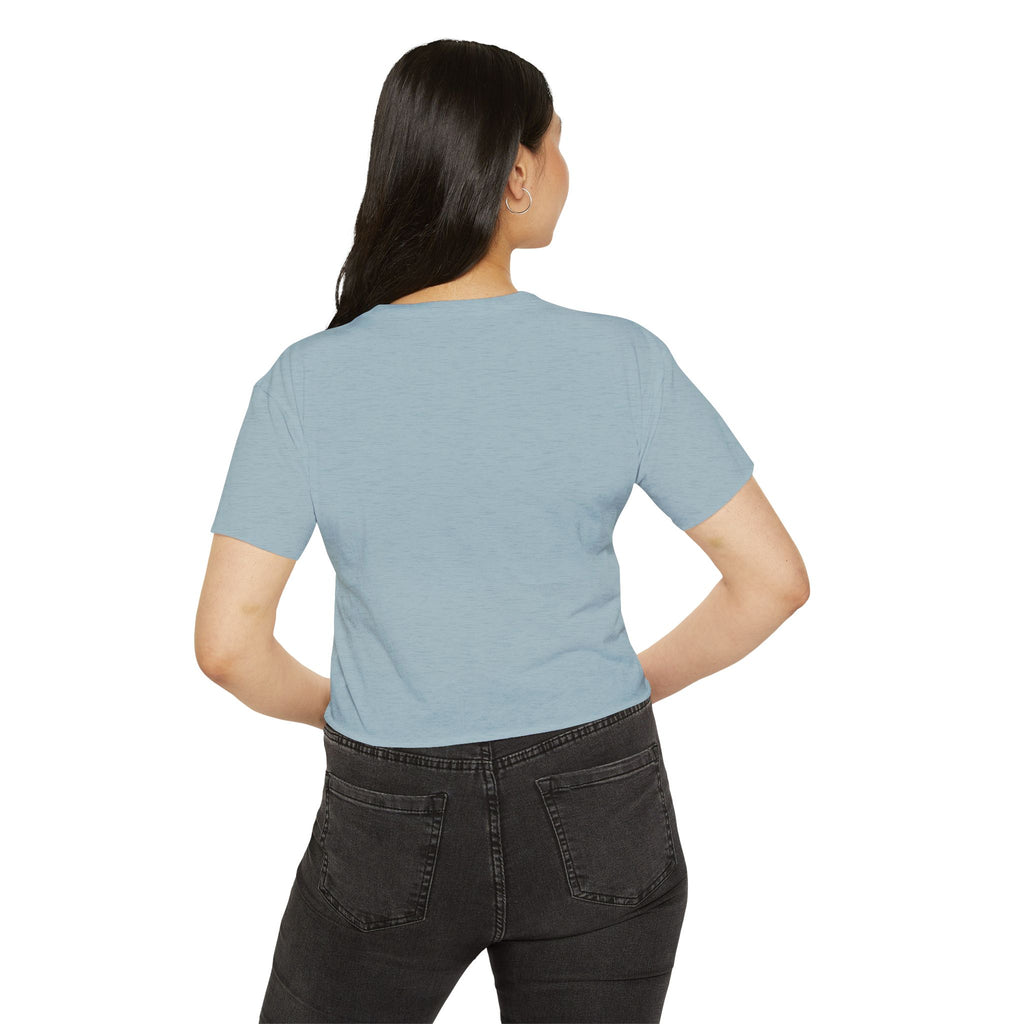 TruElegance Crop Top — Women's Festival Graphic Tee