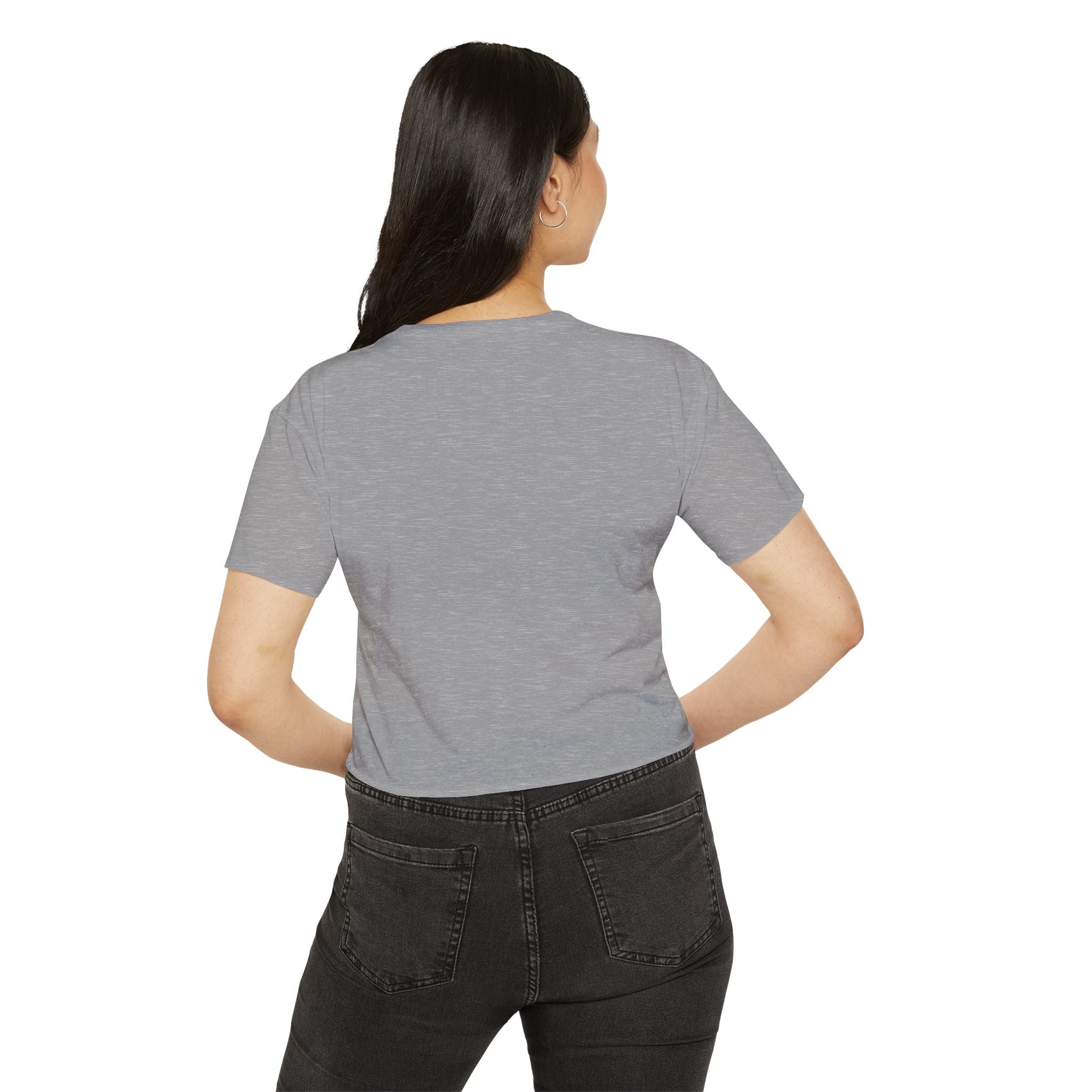 TruElegance Crop Top — Women's Festival Graphic Tee