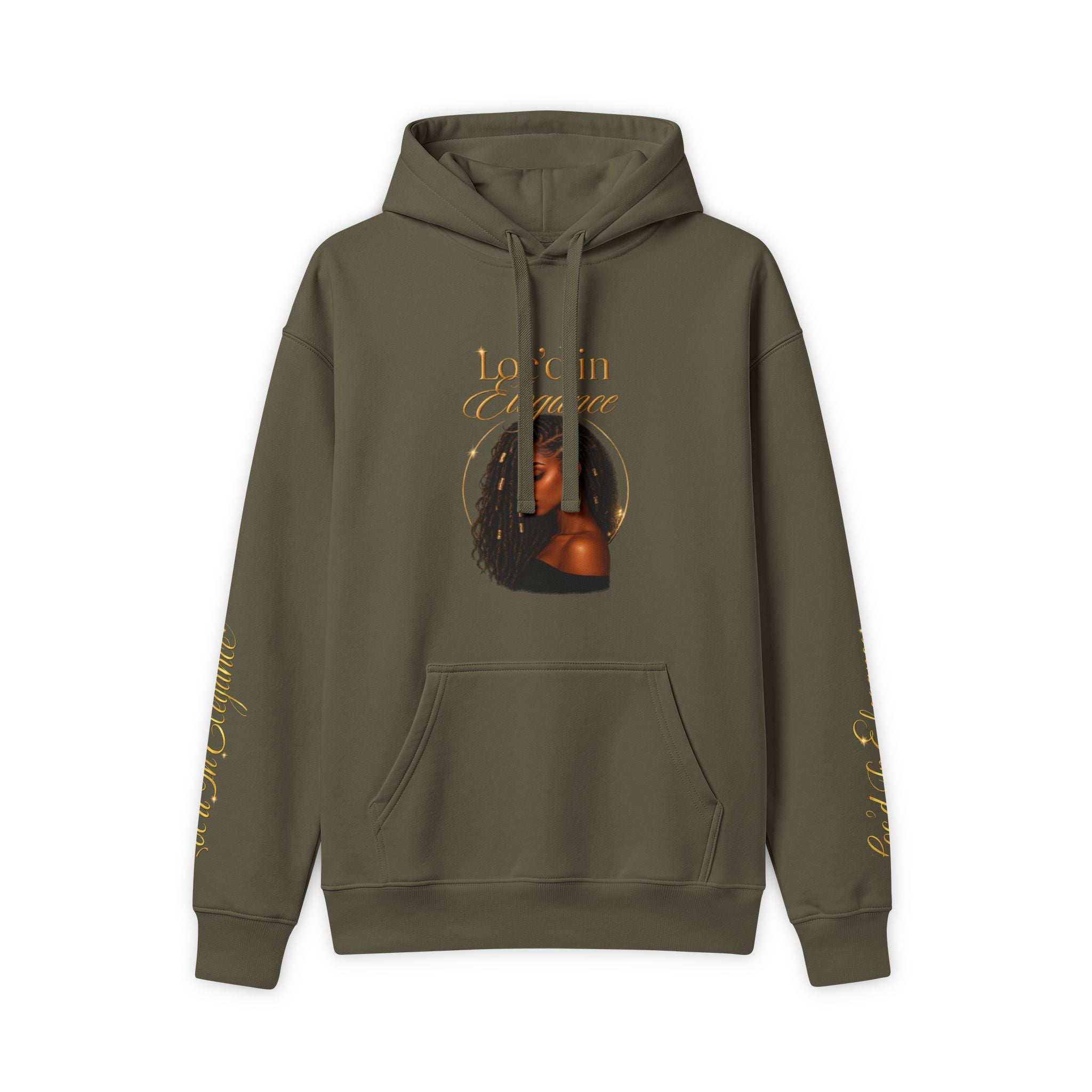 Loc'd in Elegance — Luxe Elegance Graphic Hooded Sweatshirt