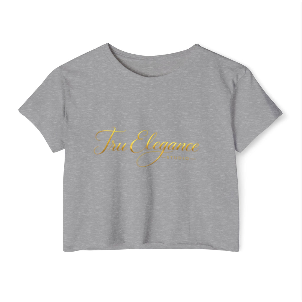 TruElegance Crop Top — Women's Festival Graphic Tee