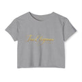 TruElegance Crop Top — Women's Festival Graphic Tee