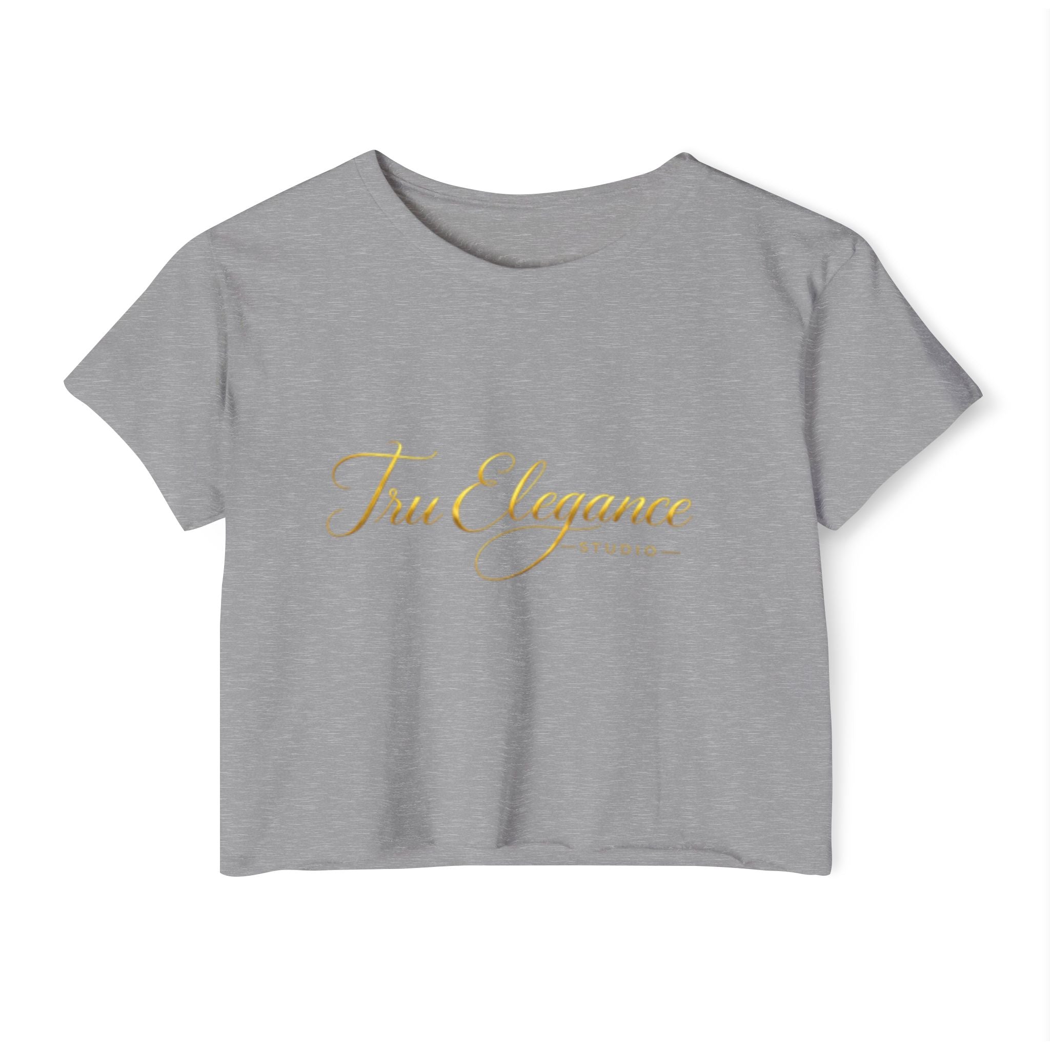TruElegance Crop Top — Women's Festival Graphic Tee