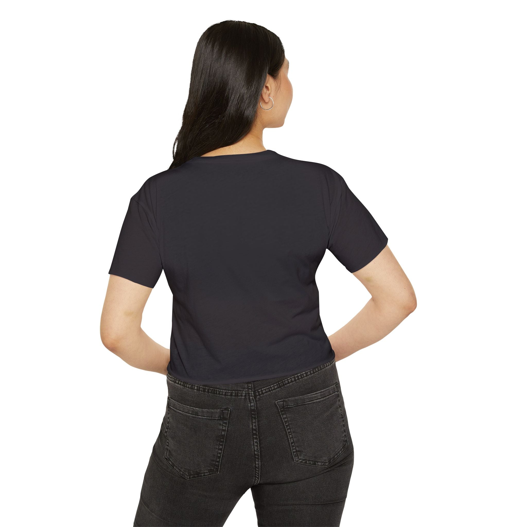 TruElegance Crop Top — Women's Festival Graphic Tee