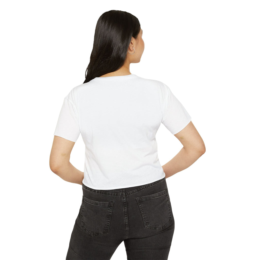 TruElegance Crop Top — Women's Festival Graphic Tee