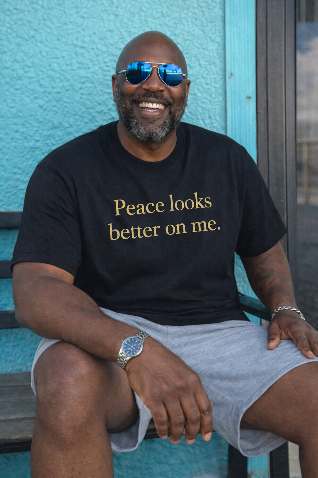 Peace Looks Better On Me Tee